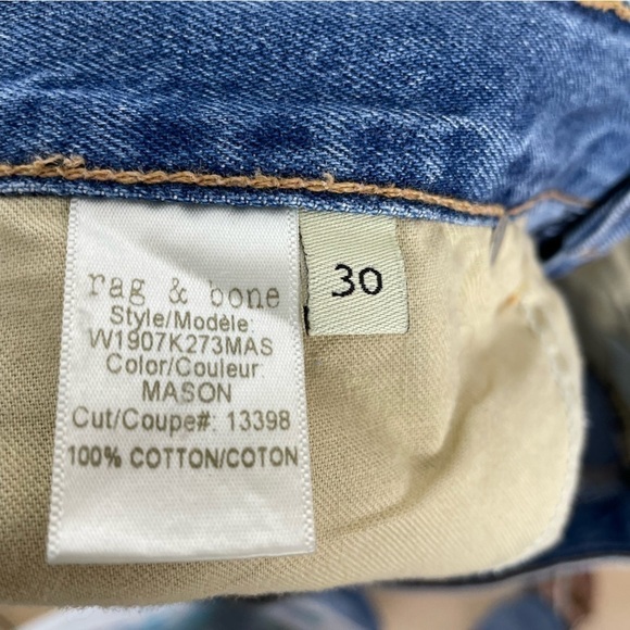 Rag & Bone Cut Off Denim Shorts - Picture 6 of 6